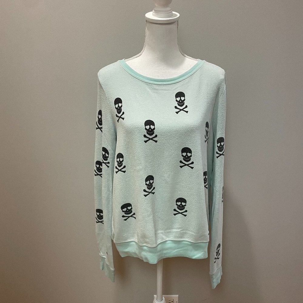 Wildfox Skull Detail Sweatshirt